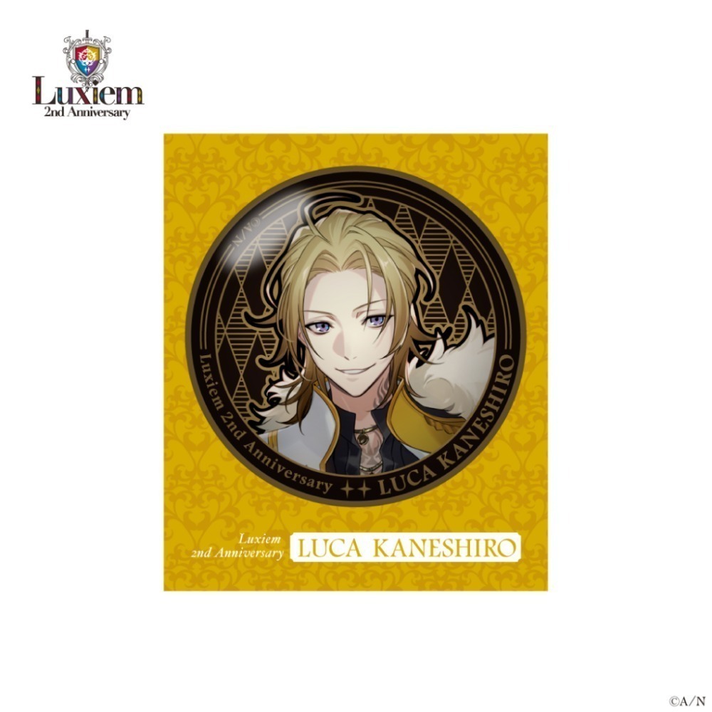 (出清、現貨) 日版 彩虹社 EN Luxiem  Noctyx 立牌 徽章 吊飾 特典-規格圖1