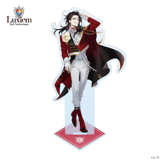 (出清、現貨) 日版 彩虹社 EN Luxiem  Noctyx 立牌 徽章 吊飾 特典-規格圖1