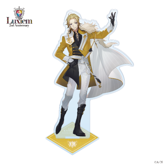 (出清、現貨) 日版 彩虹社 EN Luxiem  Noctyx 立牌 徽章 吊飾 特典-規格圖1