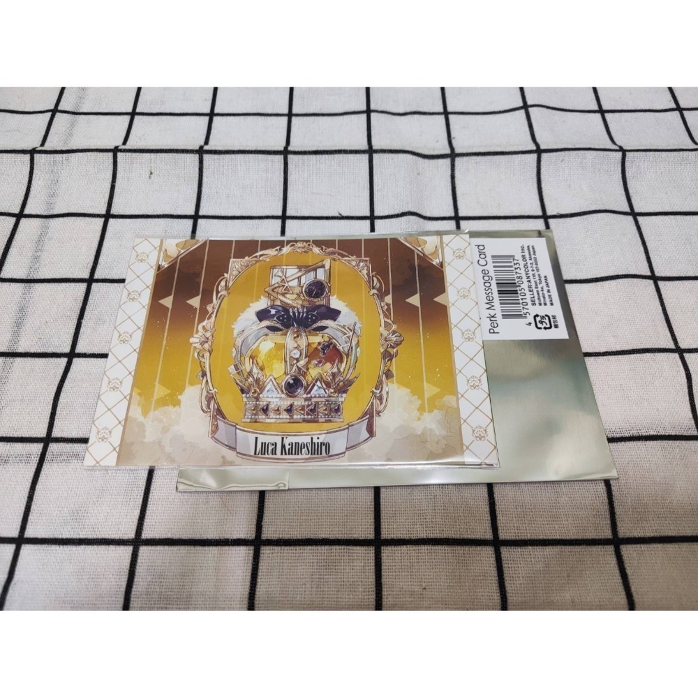 (出清、現貨) 日版 彩虹社 EN Luxiem  Noctyx 立牌 徽章 吊飾 特典-規格圖1