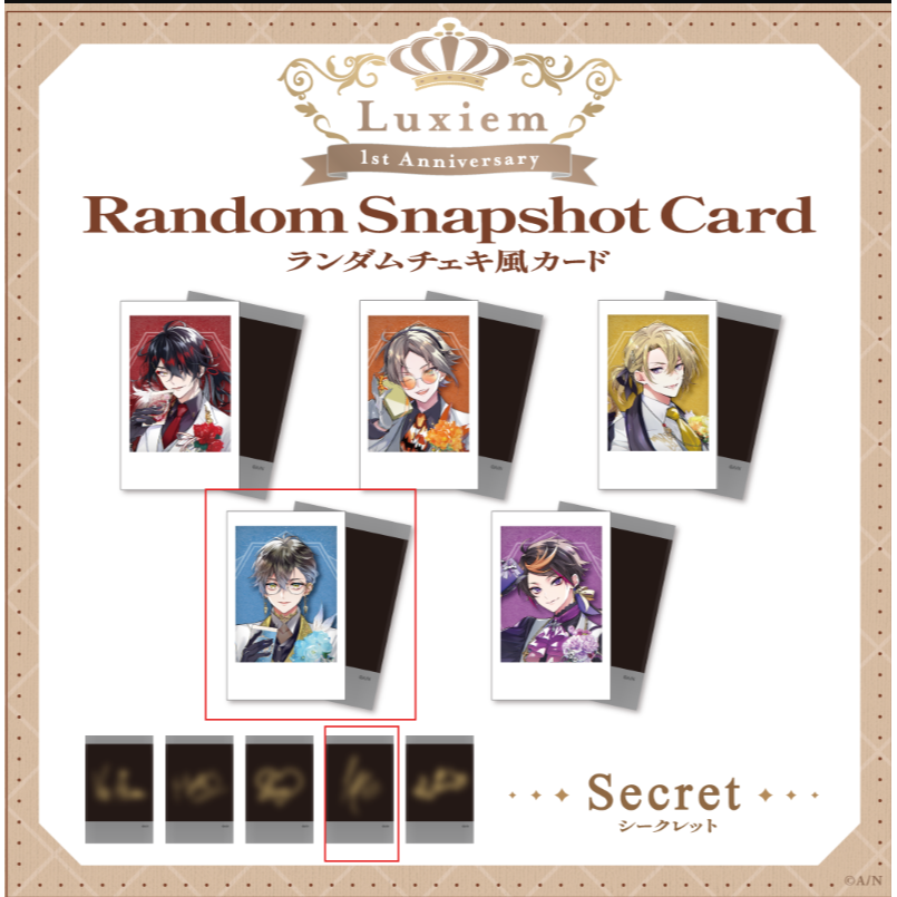 (出清、現貨) 日版 彩虹社 EN Luxiem  Noctyx 立牌 徽章 吊飾 特典-規格圖1