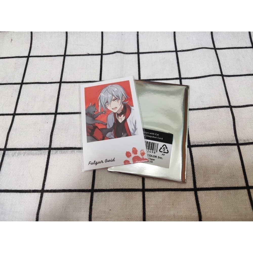 (出清、現貨) 日版 彩虹社 EN Luxiem  Noctyx 立牌 徽章 吊飾 特典-規格圖1