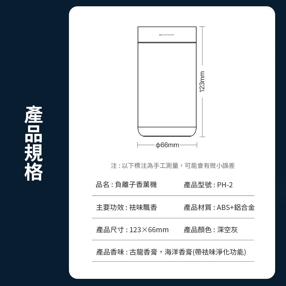 負離子淨化 香薰機 杯座式  旋轉出香 不僅要香 香薰機 還有品味-細節圖8