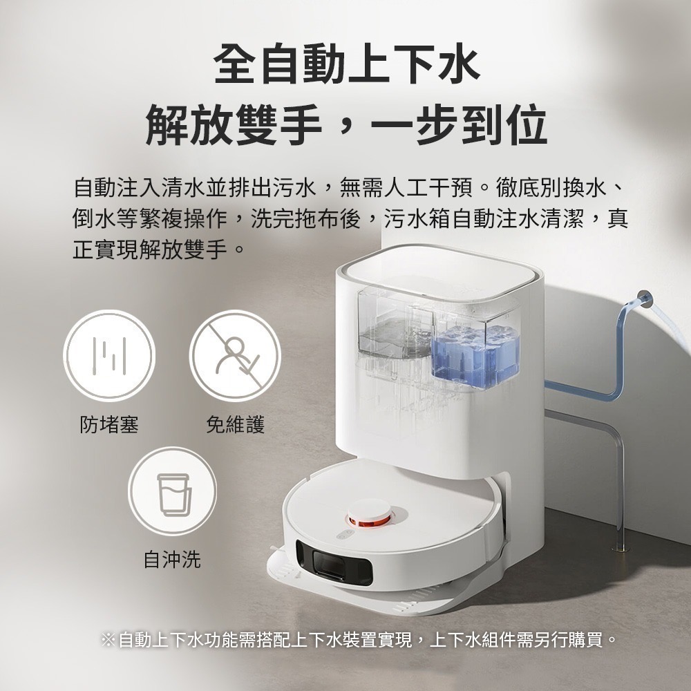 小米 米家免洗掃拖機器人2Pro 智能掃拖機器人 掃拖一體 掃地機器人-細節圖6