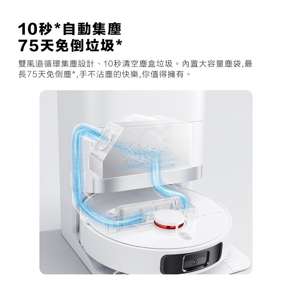 米家全能掃拖機器人2 掃拖一體機 掃地機器人 掃拖機器人 大基座掃地機 可連結米家APP-細節圖11