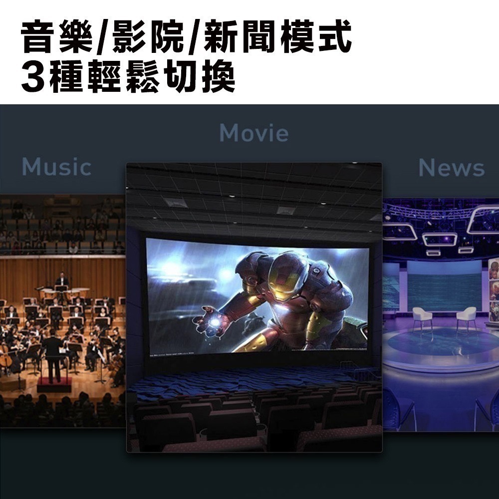 BINNIFA木質回音壁電視音響 Live-1T升級版 藍牙音響 電視音箱 Soundbar-細節圖7