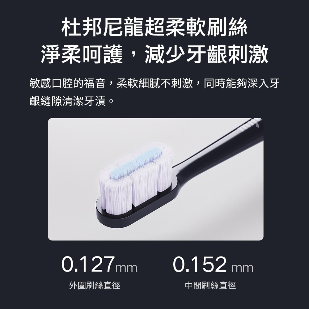 米家聲波電動牙刷T700 杜邦尼龍軟刷 牙刷 電動牙刷 可連結米家APP-細節圖4