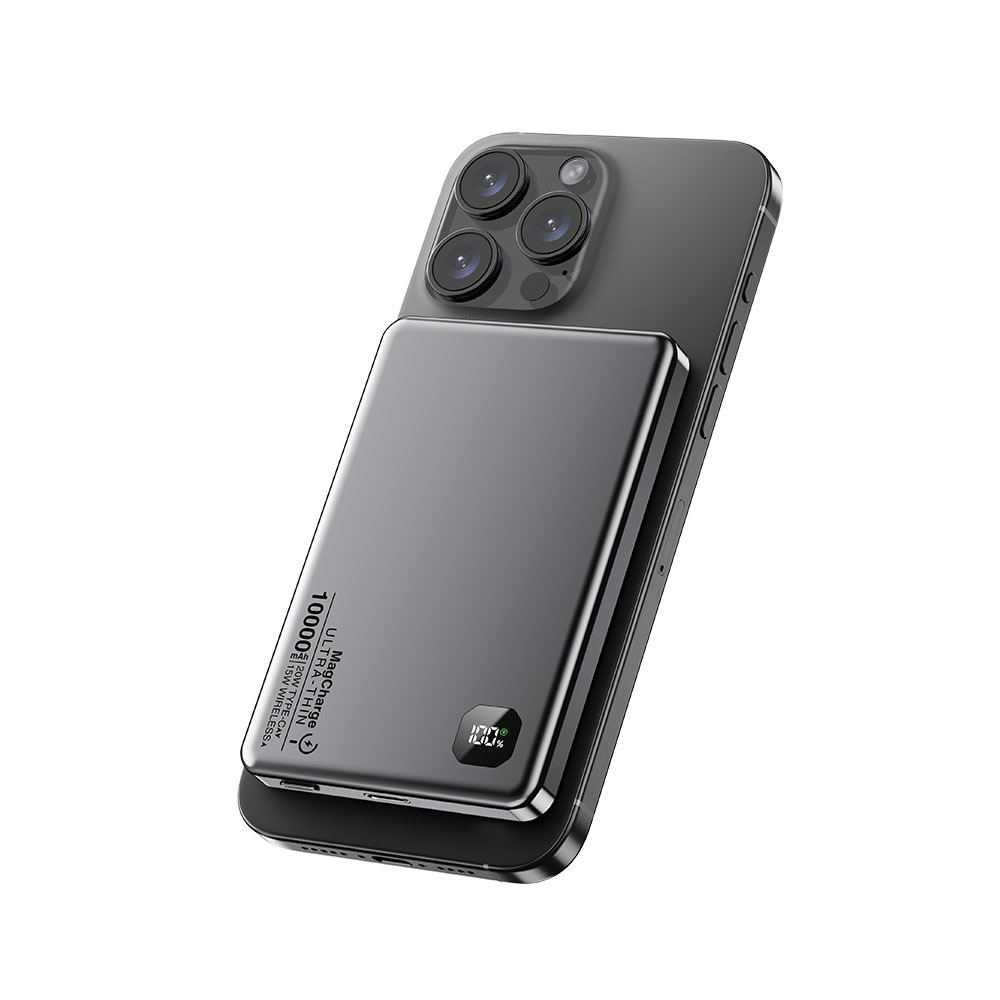 Magcharge magsafe磁吸行動電源 磁吸行動電源 移動電源  magsafe薄型行動電源10000-細節圖3