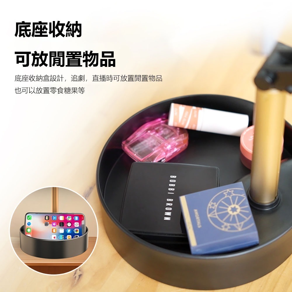 Adyss疊品桌面手機支架Z12 雙夾頭手機支架 平板支架 折疊手機支架 追劇神器 可調節手機支架 角度可調 全方位手機-細節圖2