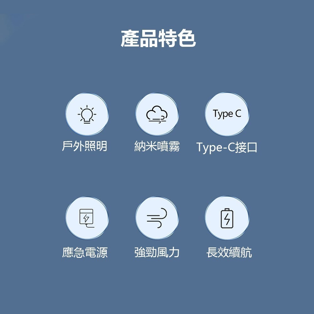 多功能戶外露營燈 營燈 露營野營必備 風扇燈 小型風扇 露營風扇燈 帳篷燈 風扇吊燈-細節圖2