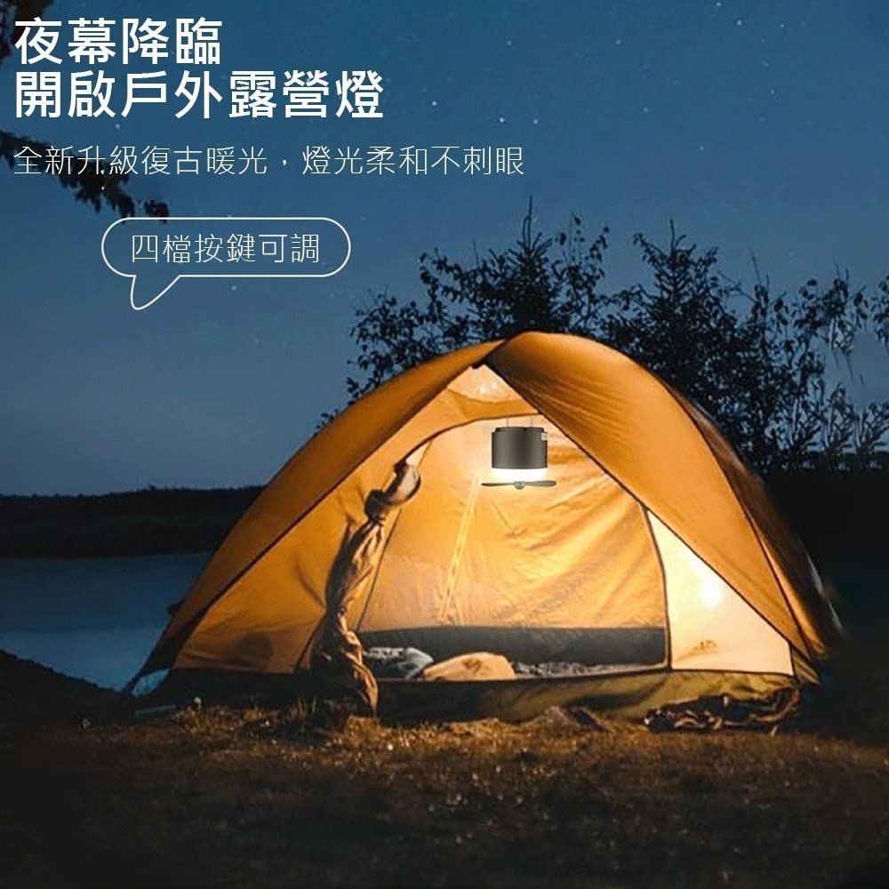 多功能戶外露營燈 營燈 露營野營必備 風扇燈 小型風扇 露營風扇燈 帳篷燈 風扇吊燈-細節圖6