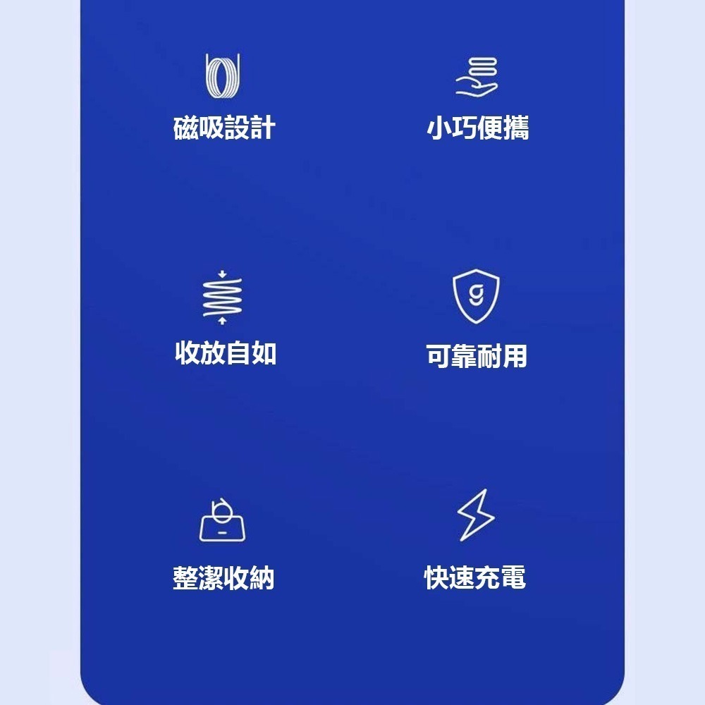 磁吸充電線 Type-C lighting usb充電線 傳輸線 電源線 1米 100公分 磁吸收納 蘋果充電線-細節圖2