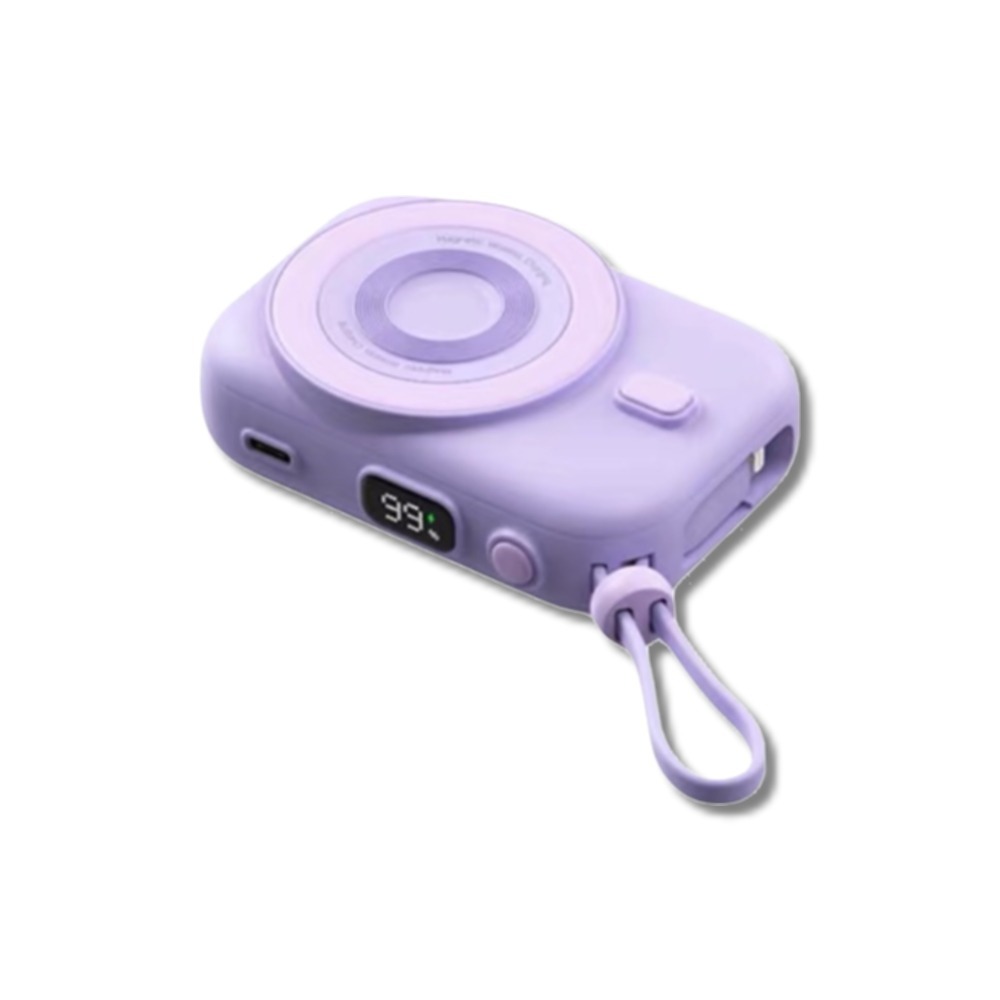 無線磁吸行動電源 10000mAh 自帶線行動電源 無線充 口袋電源 Type-C 磁吸+有線-規格圖9