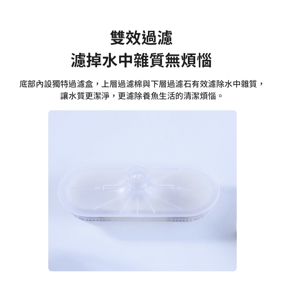 畫法幾何迷你懶人魚缸Pro 水族箱 低噪音 養魚 懶人魚缸 水族 桌面魚缸-細節圖5