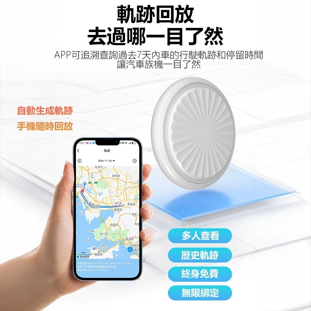 全球智能定位器F8 定位器 防丟器 防丟追蹤器 寵物定位器 平替AirTag 迷你定位器-細節圖3