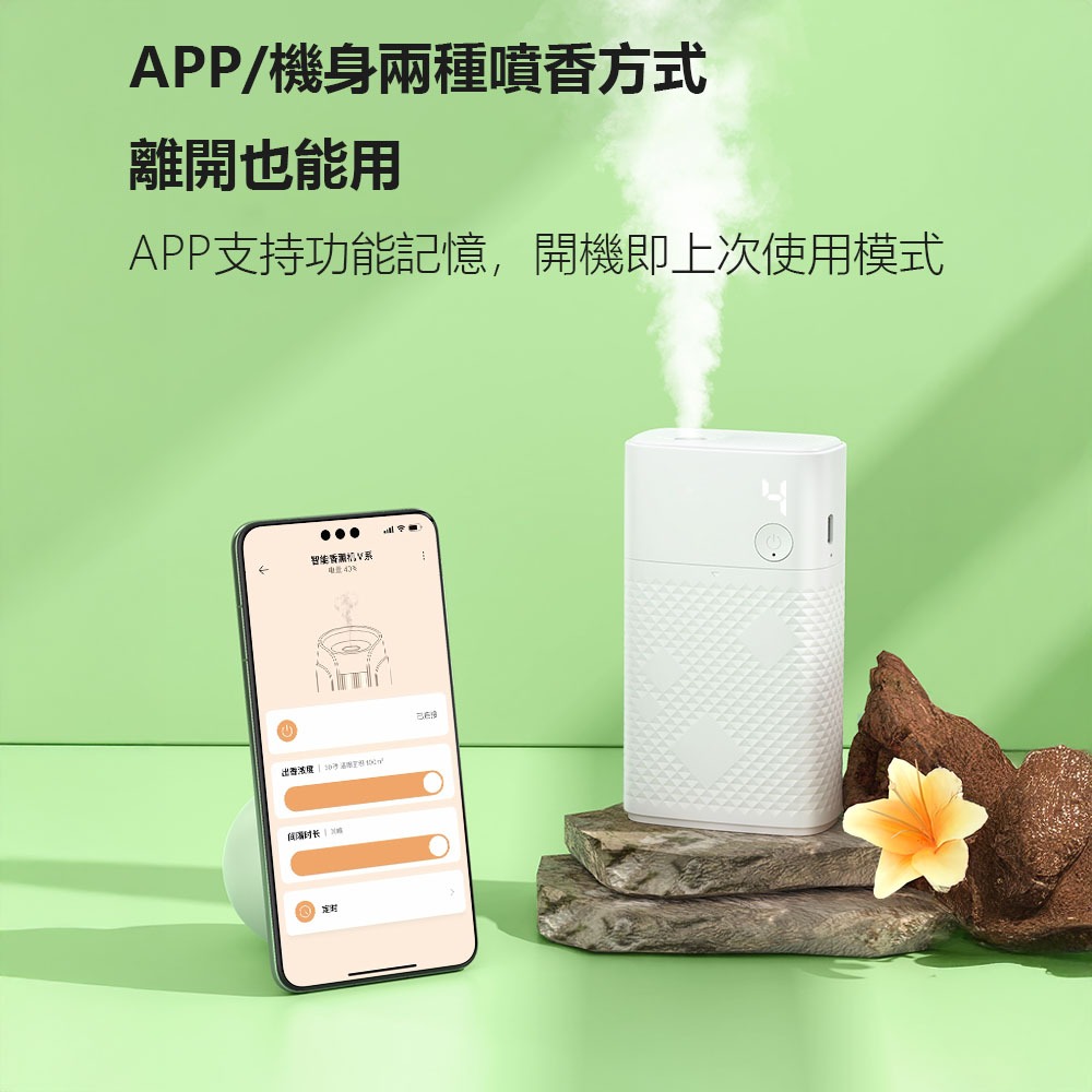nimin香薰機 國際版 可連結米家APP 香薰機 噴香機 出香機 自定義噴香-細節圖9
