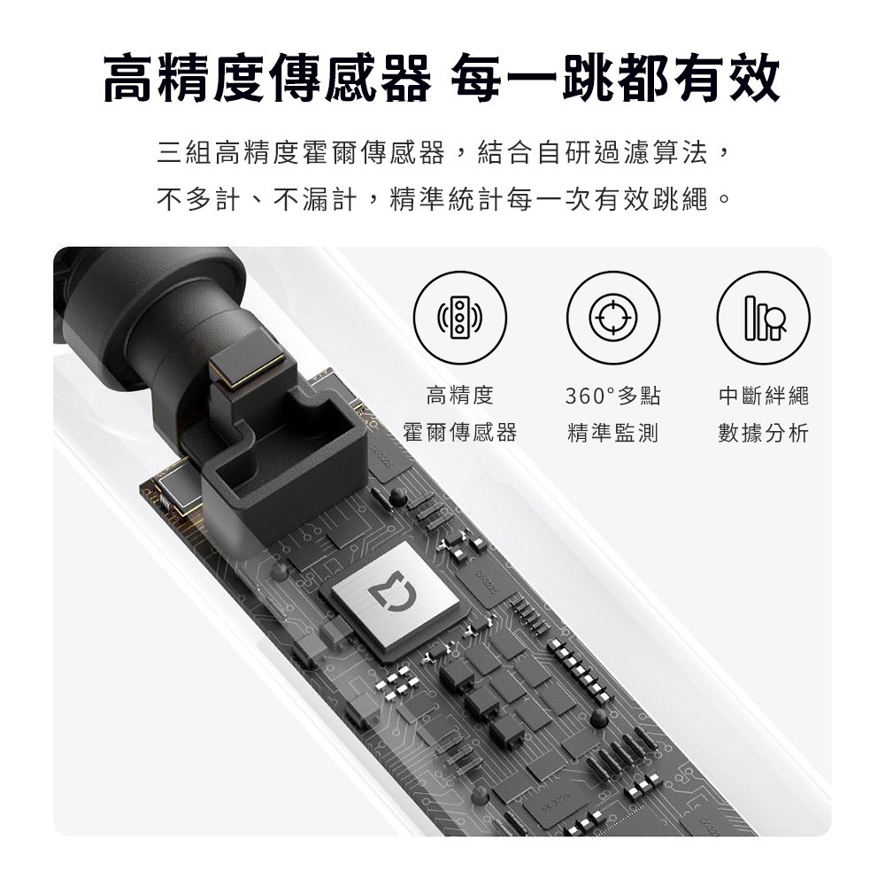 小米有品 米家智能跳繩2 陸版 運動 跳繩 可連結米家APP 健身跳繩 有繩 無繩 計數跳繩 電子跳繩-細節圖5