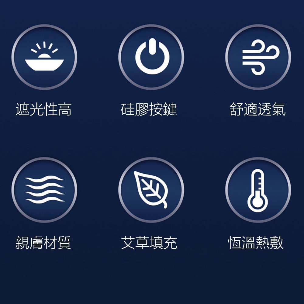 智能電熱艾草熱敷眼罩 眼罩 睡眠眼罩 遮光 熱敷 遮光眼罩 可調節 助眠 可調節-細節圖2