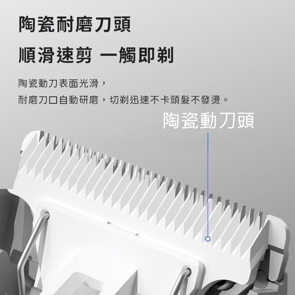 DocoLab電動理髮器Turbo版 小米有品 推剪 剃髮器 修髮器 電剪 理毛 剃頭 男士剪髮 長續航-細節圖2
