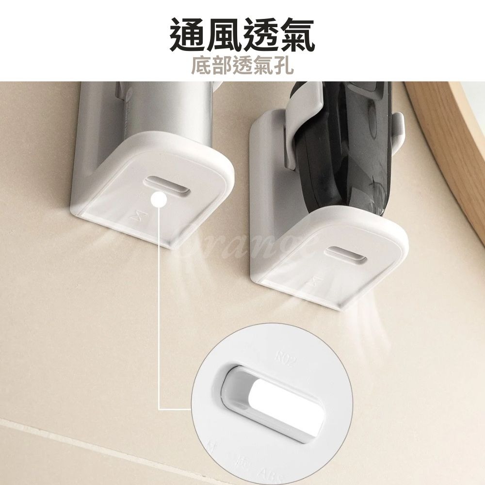 壁掛剃鬚刀置物架 刮鬍刀掛架 電動刮鬍刀架 免打孔置物架 浴室收納架-細節圖6