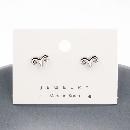 -舉飾無雙-304L不鏽鋼×韓國十二星座×牡羊座×耳釘-細節圖3