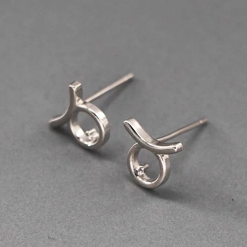 -舉飾無雙-304L不鏽鋼×韓國十二星座×金牛座×耳釘-細節圖2