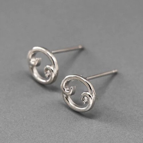 -舉飾無雙-304L不鏽鋼×韓國十二星座×巨蟹座×耳釘-細節圖2