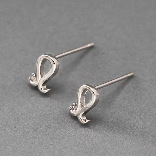 -舉飾無雙-304L不鏽鋼×韓國十二星座×獅子座×耳釘-細節圖2