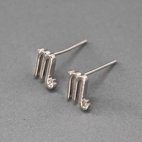 -舉飾無雙-304L不鏽鋼×韓國十二星座×天蠍座×耳釘-細節圖2