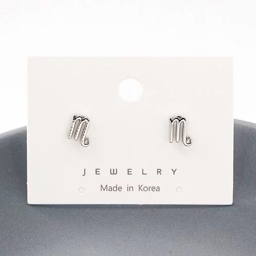 -舉飾無雙-304L不鏽鋼×韓國十二星座×天蠍座×耳釘-細節圖3