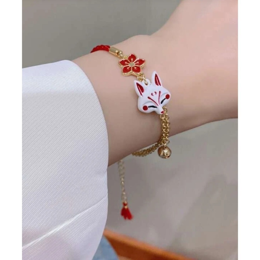 -舉飾無雙-紅花小狐狸×紅繩手鍊&腳鍊-細節圖4