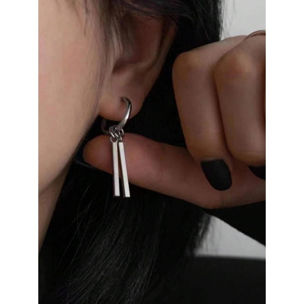 -舉飾無雙-304L不鏽鋼×極簡幾何設計×耳環-細節圖4