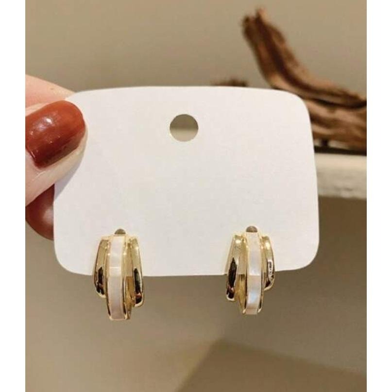 -舉飾無雙-925銀飾×304L不鏽鋼C形設計空心×耳環-細節圖2