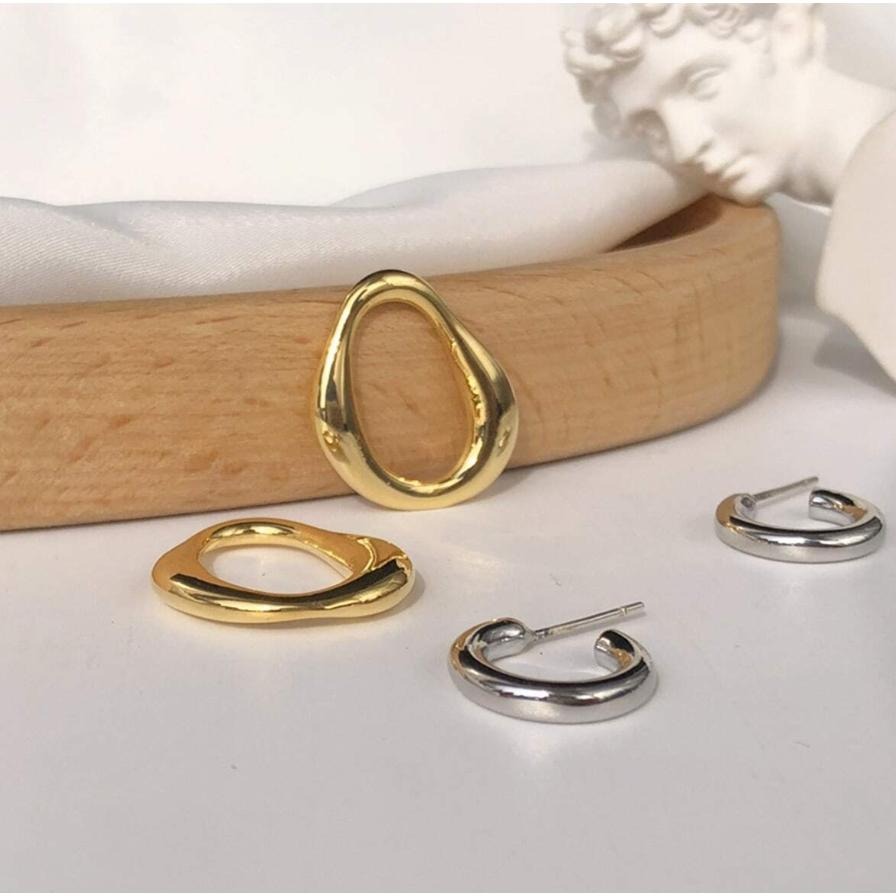 -舉飾無雙-316L鈦鋼×歐美雙色可拆式×吊墜耳環-細節圖4