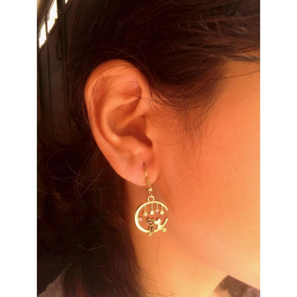 -舉飾無雙-月亮星星和貓形×耳環-細節圖6