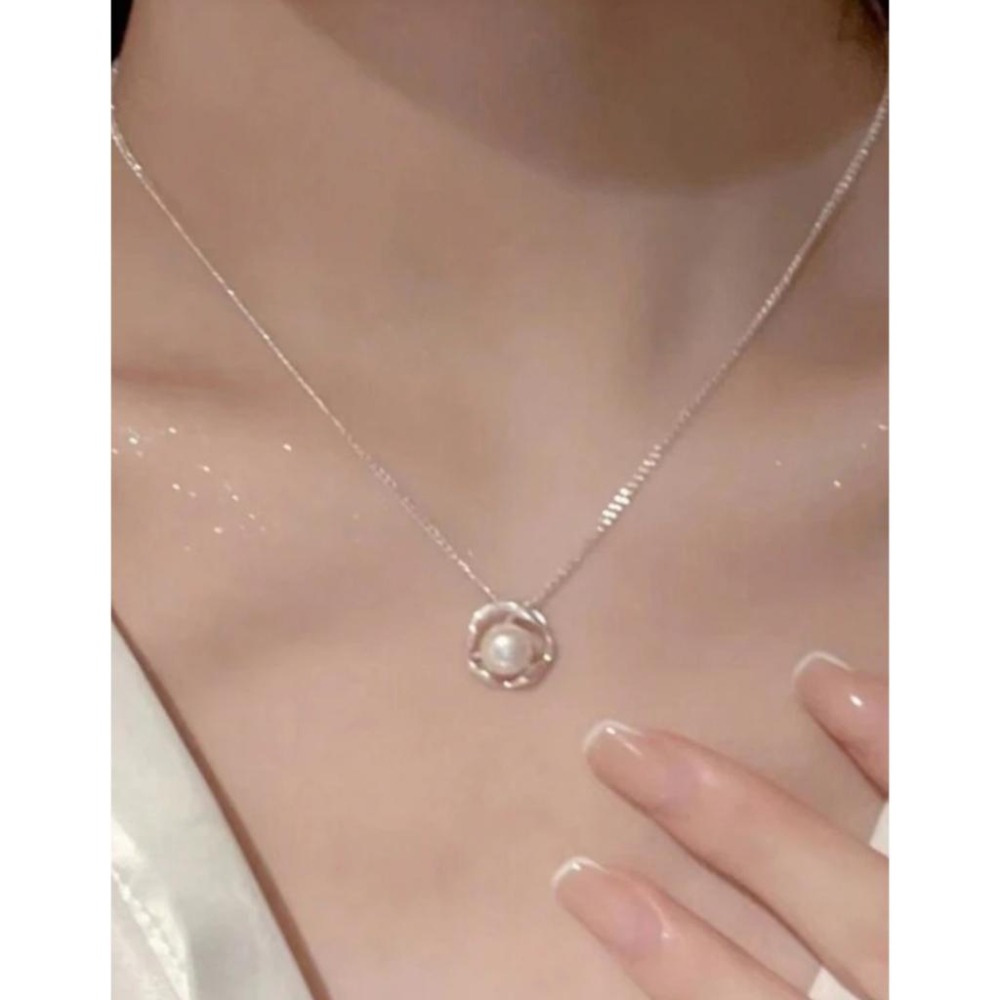 -舉飾無雙-不規則珍珠×吊墜項鍊-細節圖3