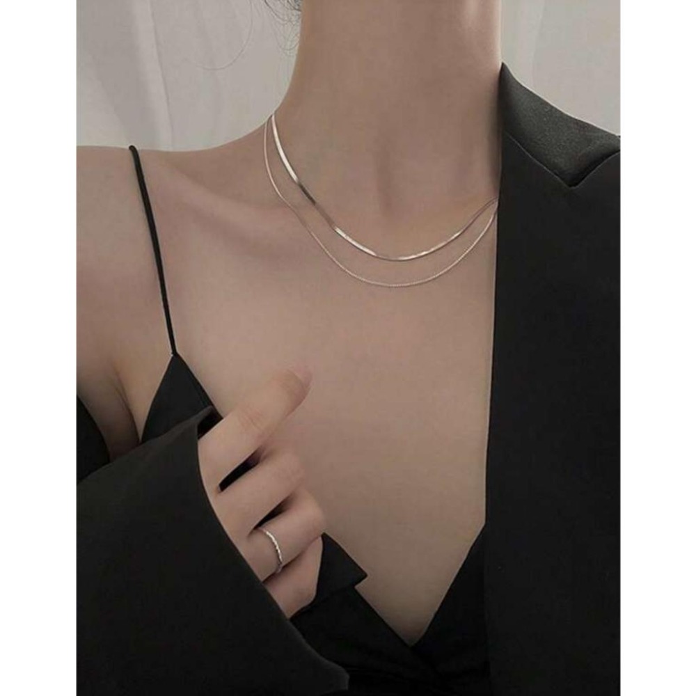 -舉飾無雙-925銀飾×極簡多層次×項鍊-細節圖5