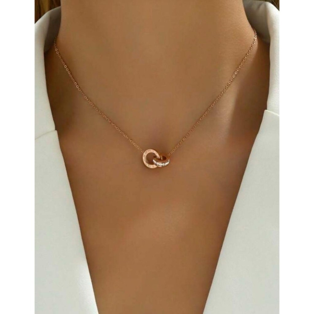 -舉飾無雙-304L不鏽鋼×羅馬數字×吊墜項鏈-細節圖3