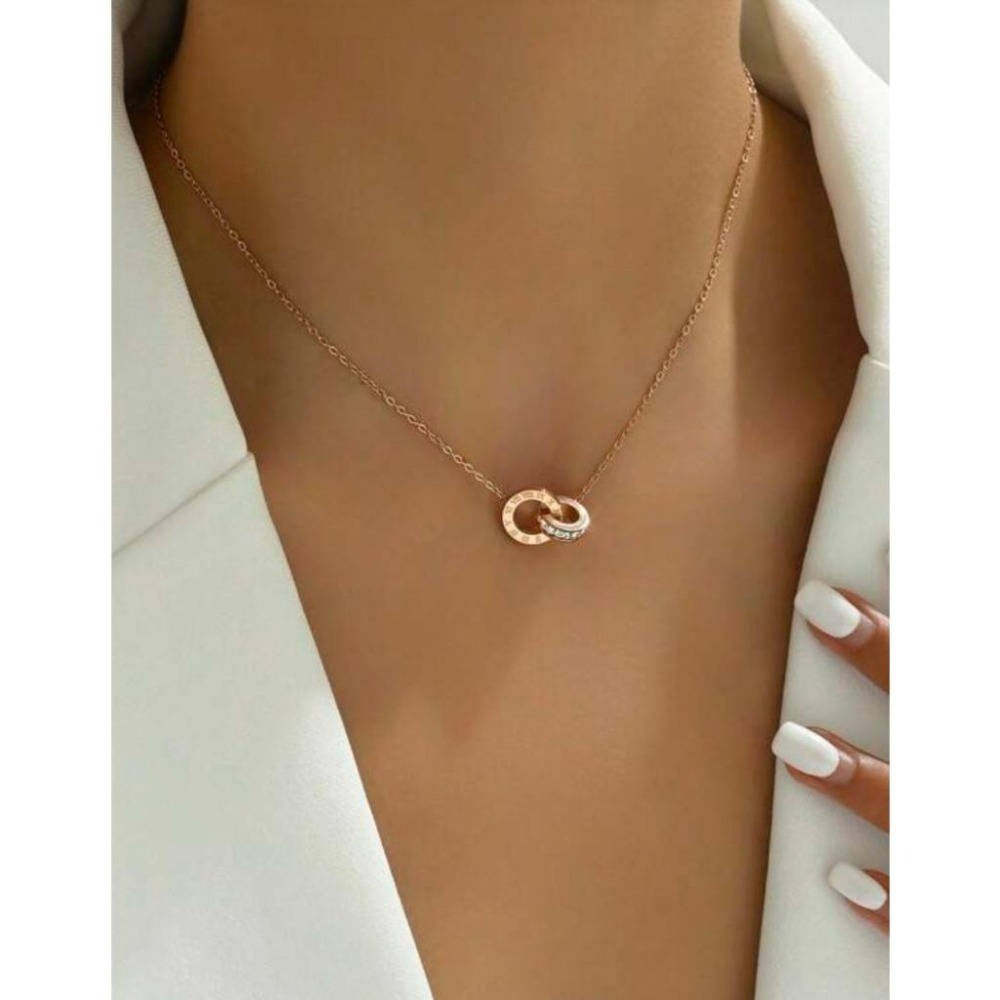 -舉飾無雙-304L不鏽鋼×羅馬數字×吊墜項鏈-細節圖4