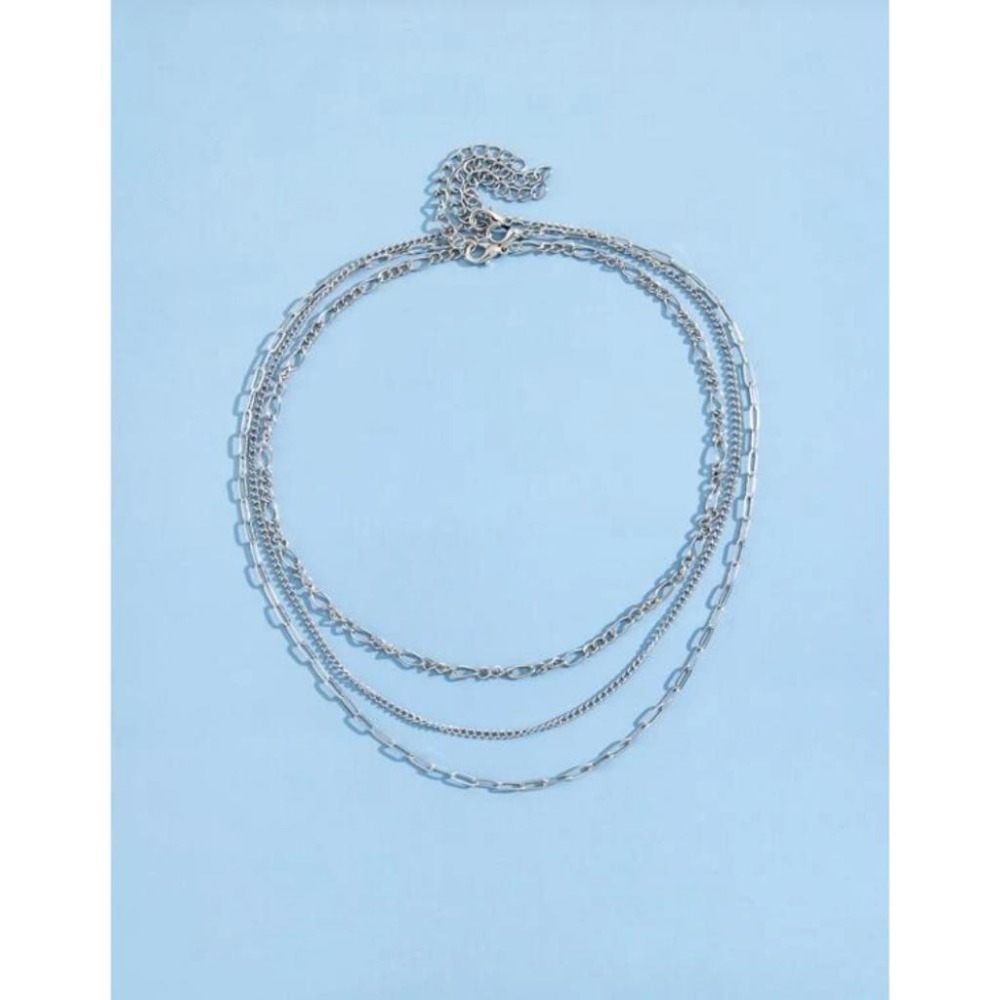 -舉飾無雙-金屬鍊條設計3件套×項鍊組-細節圖2