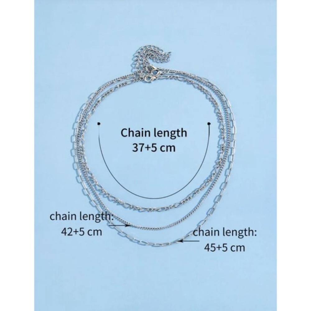 -舉飾無雙-金屬鍊條設計3件套×項鍊組-細節圖4