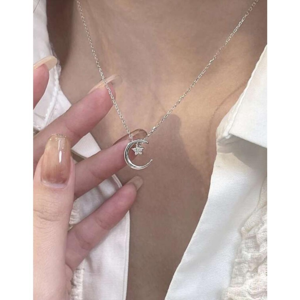 -舉飾無雙-星星和月亮×吊墜項鍊-細節圖3