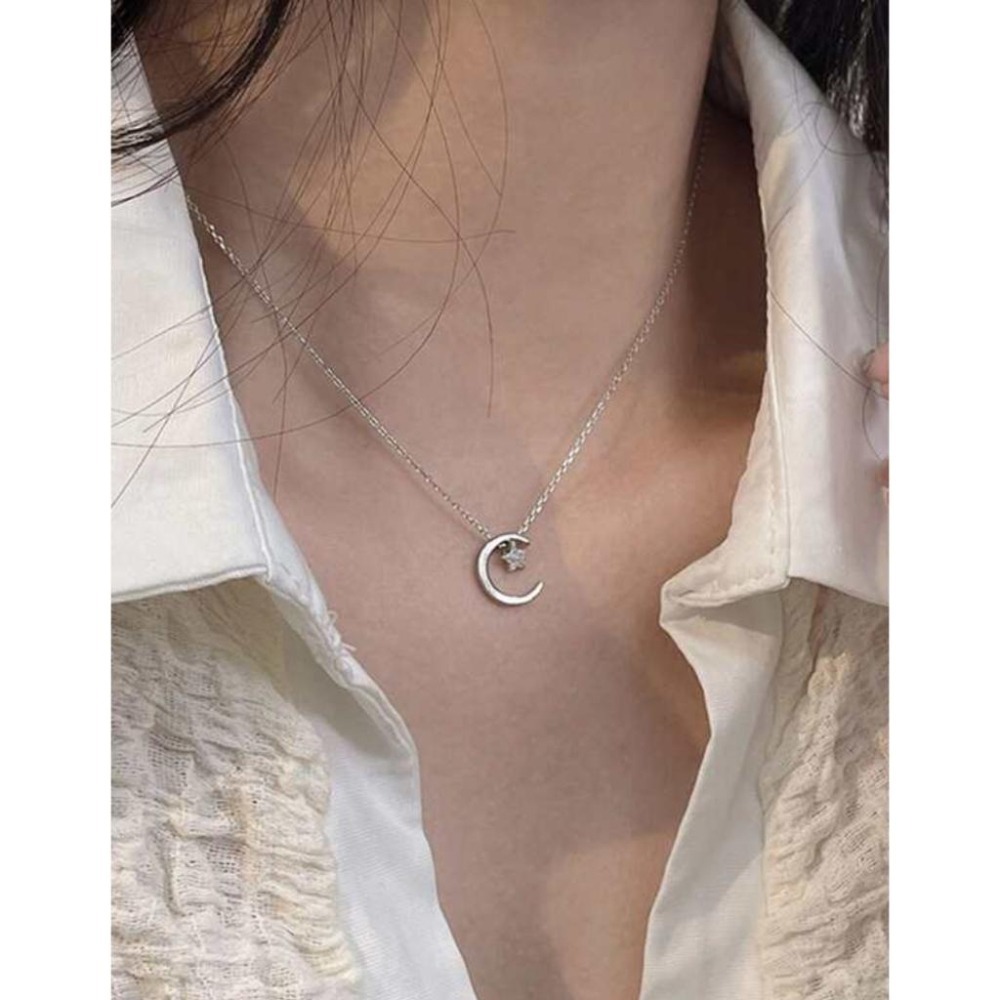 -舉飾無雙-星星和月亮×吊墜項鍊-細節圖4