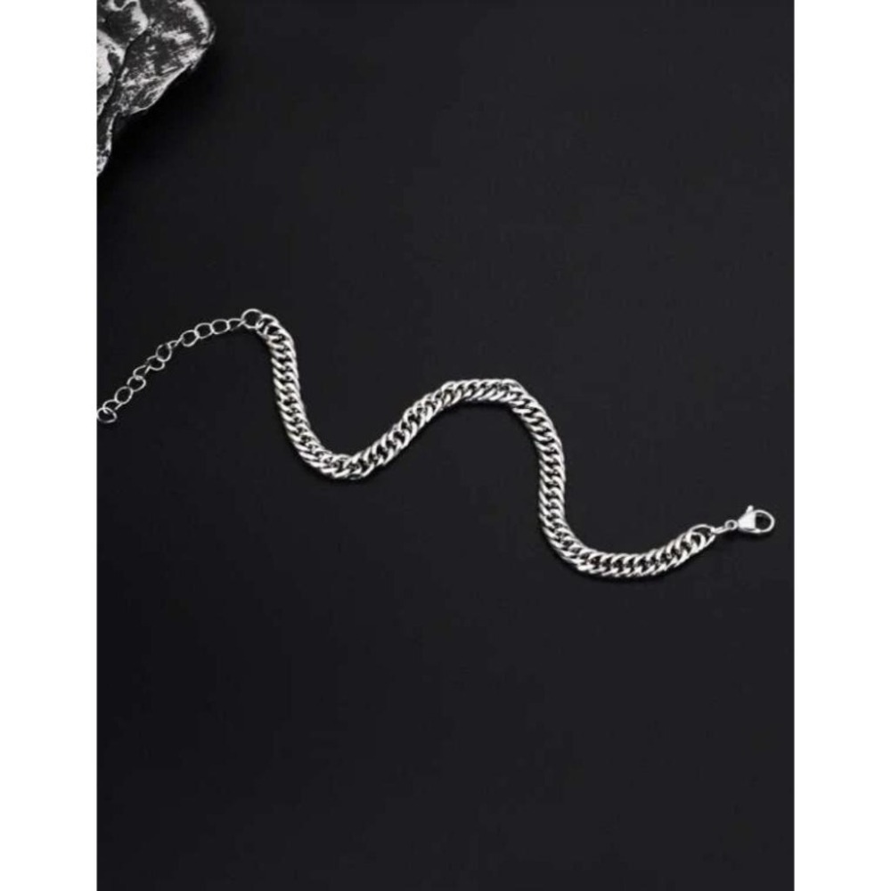 -舉飾無雙-304L不鏽鋼×男生極簡鍊條×手鍊-細節圖3