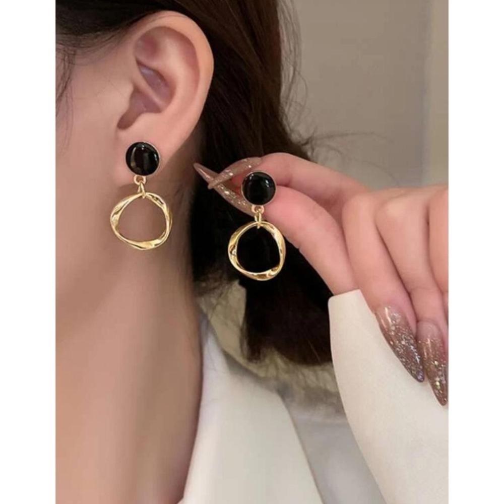 -舉飾無雙-圓形吊墜設計×耳環-細節圖3