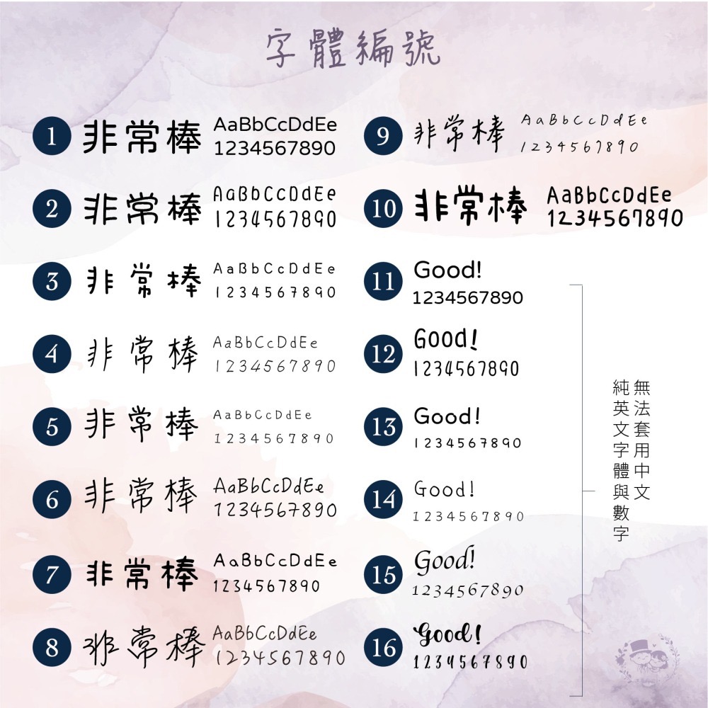 ［#1-#16］老師印章｜聯絡簿教學印章🕹️ 連續蓋章/圓形-細節圖6