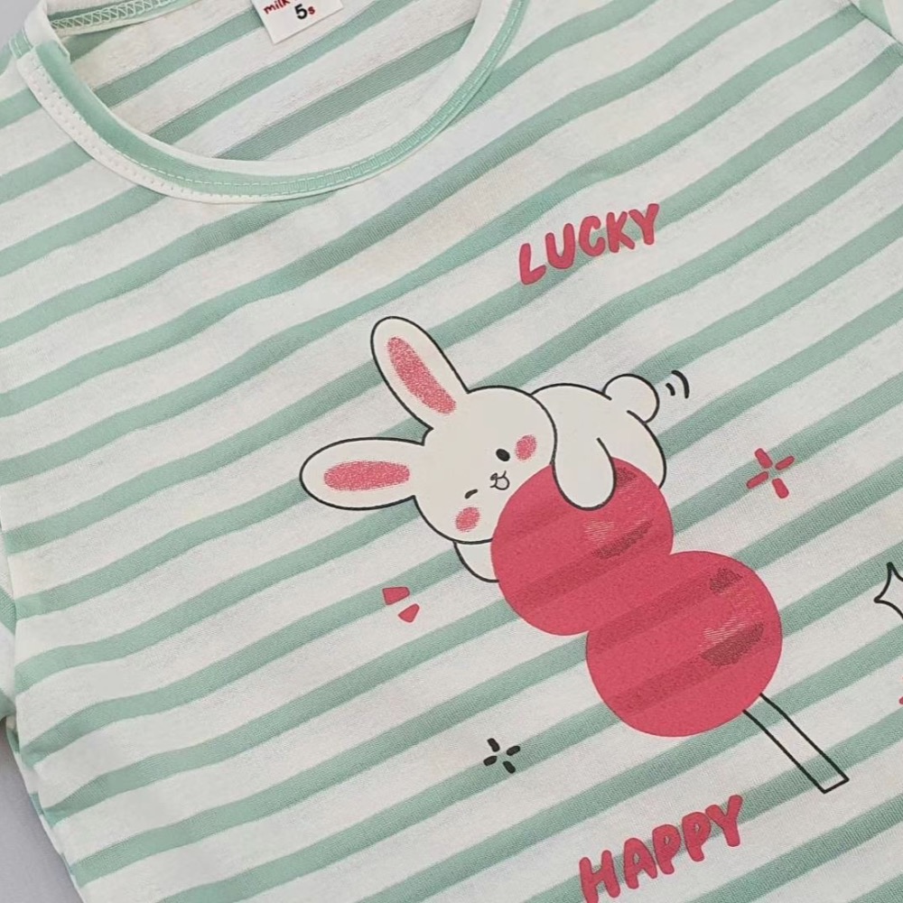正韓🇰🇷童裝-條紋兔子-細節圖2