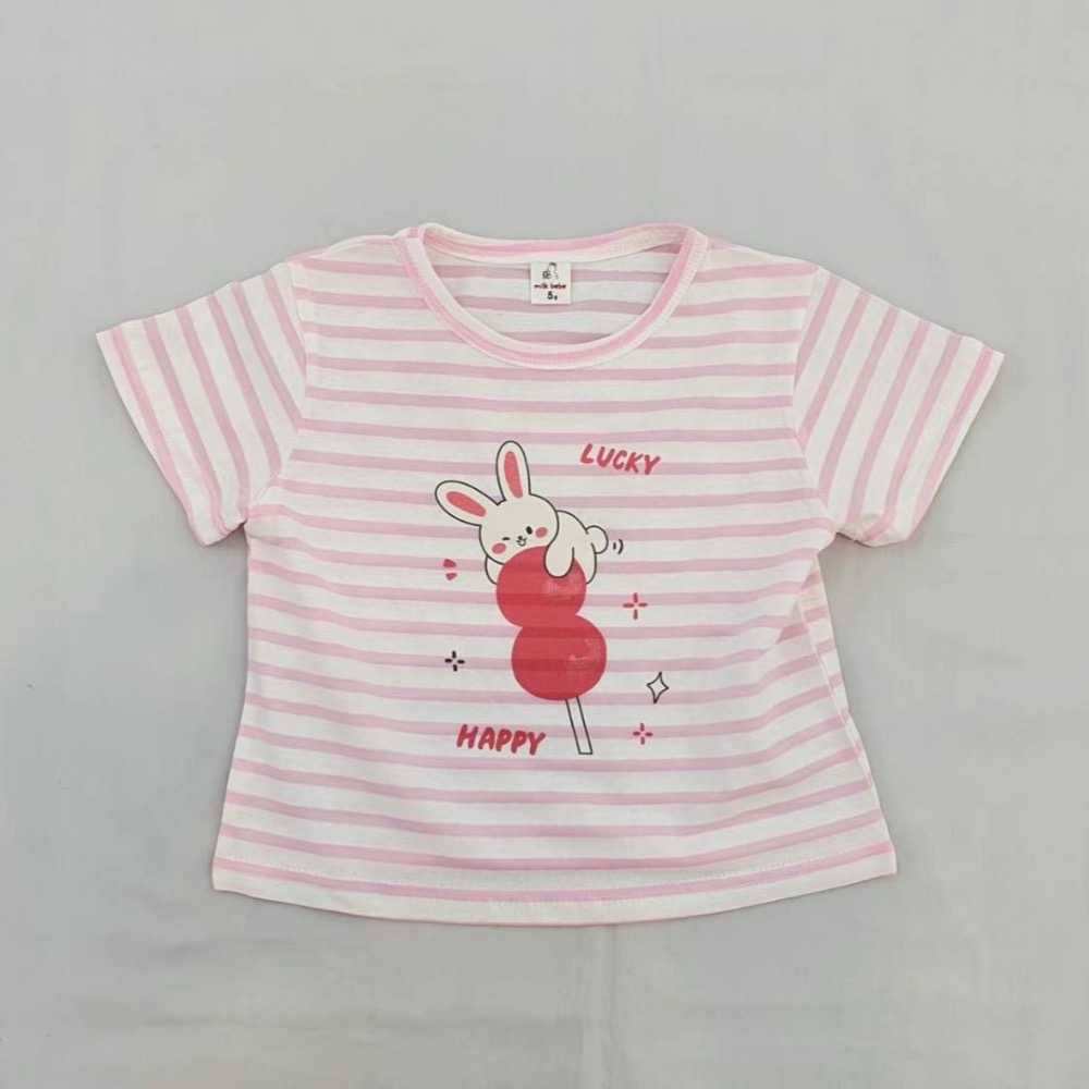 正韓🇰🇷童裝-條紋兔子-細節圖3