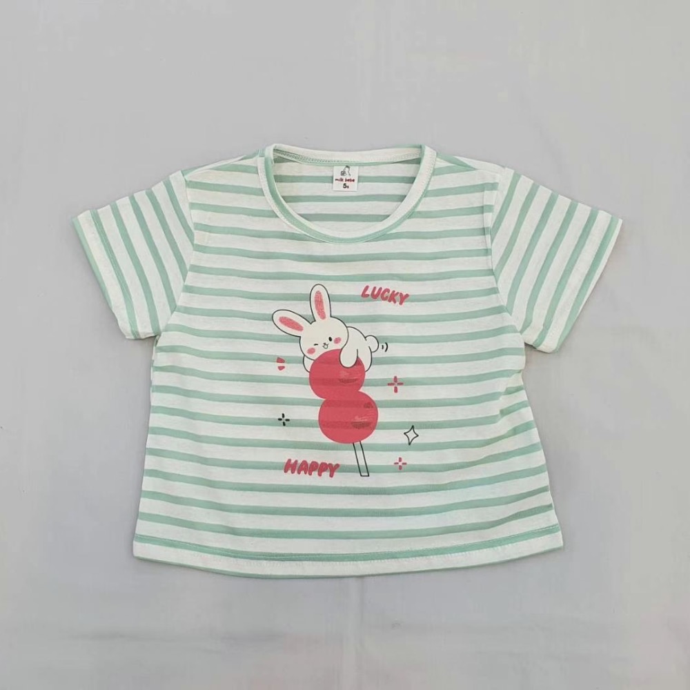 正韓🇰🇷童裝-條紋兔子-細節圖4