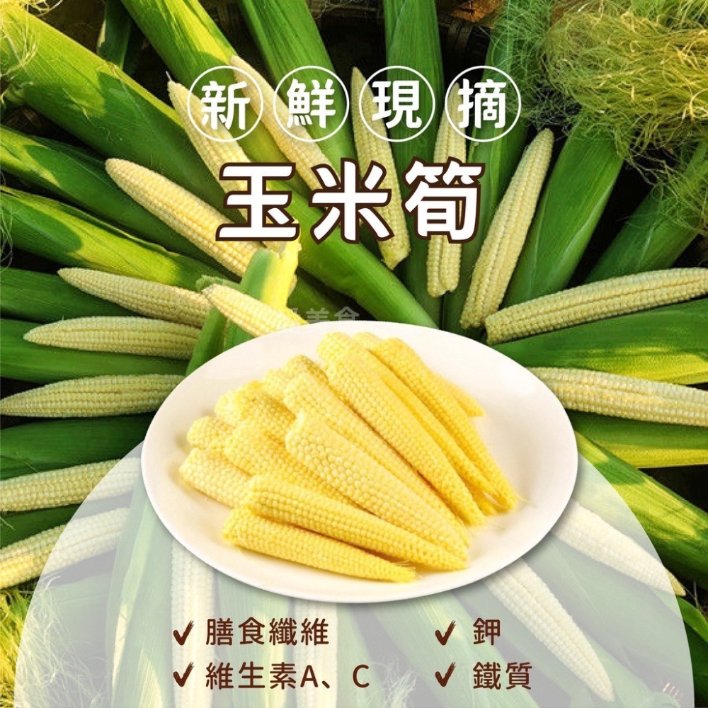 玉米筍 冷凍蔬菜 1kg/包~冷凍超商取貨🈵️799元免運費⛔限制8公斤~-細節圖4